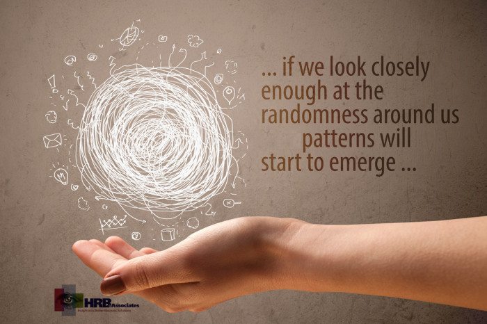 Chaos Theory ... if we look closely enough at the randomness around us that patterns will start to emerge