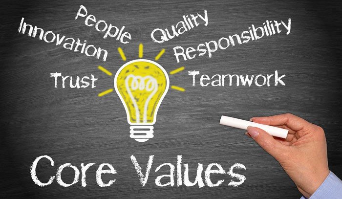 Standards, Core Values - In many organizations, employees must meet standards of professional behavior as a condition of employment. These standards help an organization create a respectful working environment for everyone. If you learn the standards that govern your workplace, you can ensure that your behavior is acceptable and prepare to succeed in your job. Acceptable behavior is also required for acceptance the Team.